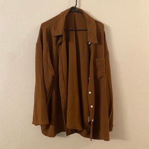 Brown Button Down